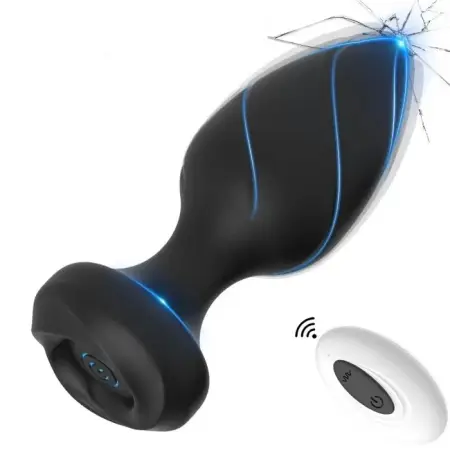 New Vibrating Butt Plug Rechargeable Anal Vibrator With Remote Control 10 Vibration Modes Waterproof Anal Sex Toys for Men