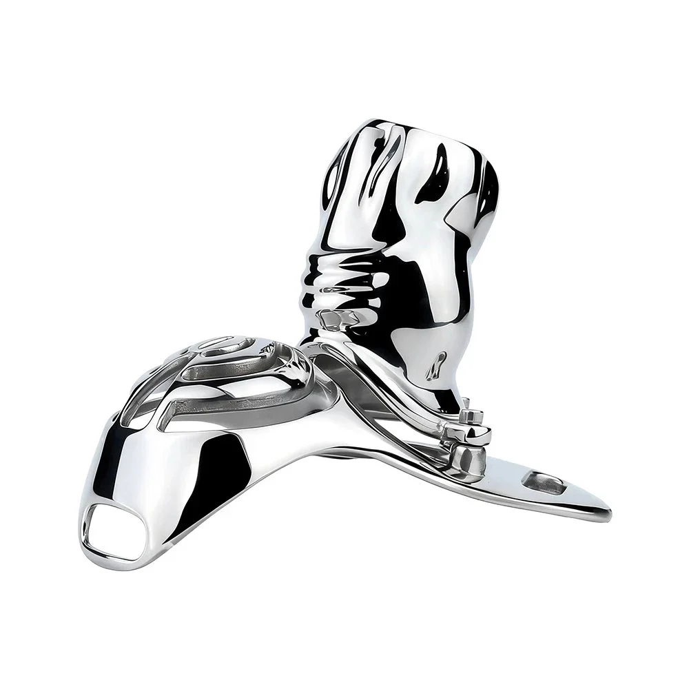 RodHolder Grain Stainless Steel Penis Sleeve a Penis Support Sex Toy Three Sizes Available Designed for Semi-erect Support Needs