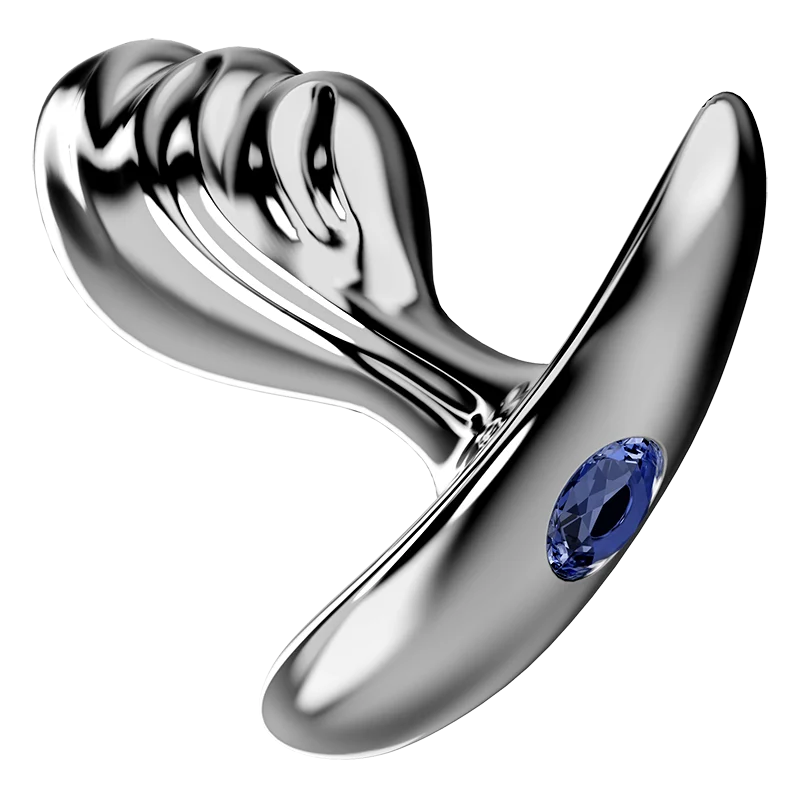 Metal Thumb Shaped Anal Plug Easy to Clean Premium Sex Toy for Anal Pleasure