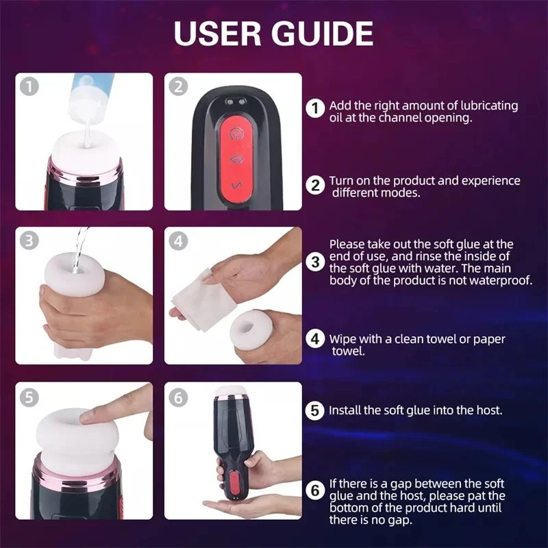 T Rotating Male Masturbator Cup Soft Silicone Pussy Sex Toys 10 Speeds Telescopic Electric Sex Toys Massager