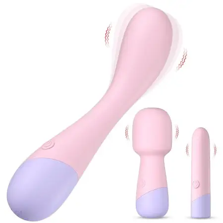 10 Frequency Female G-Spot Small Bullet Vibrator Women Mini Pink AV Wand USB Rechargeable 100% Waterproof