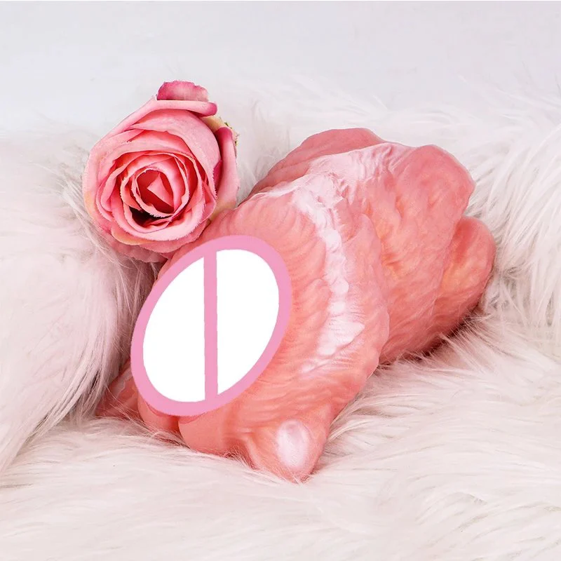 Wolf Divine Oracles Cute Style Single Channel Silicone Male Masturbator Large Pocket Realistic Feeling Adult Pleasure Toy