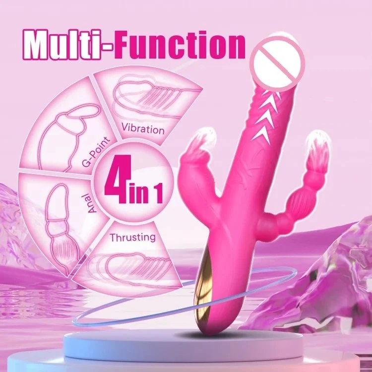 10 Frequency G Sport Rabbit Vibrator Sex Toys for Women Anal Toys Thrusting Dildo Massager Male Masturbation