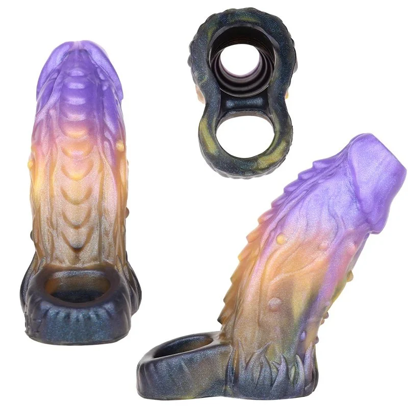 Sex Toys For Men Penis Extender High quality silicone material Open design male phallic sleeve for easy wear