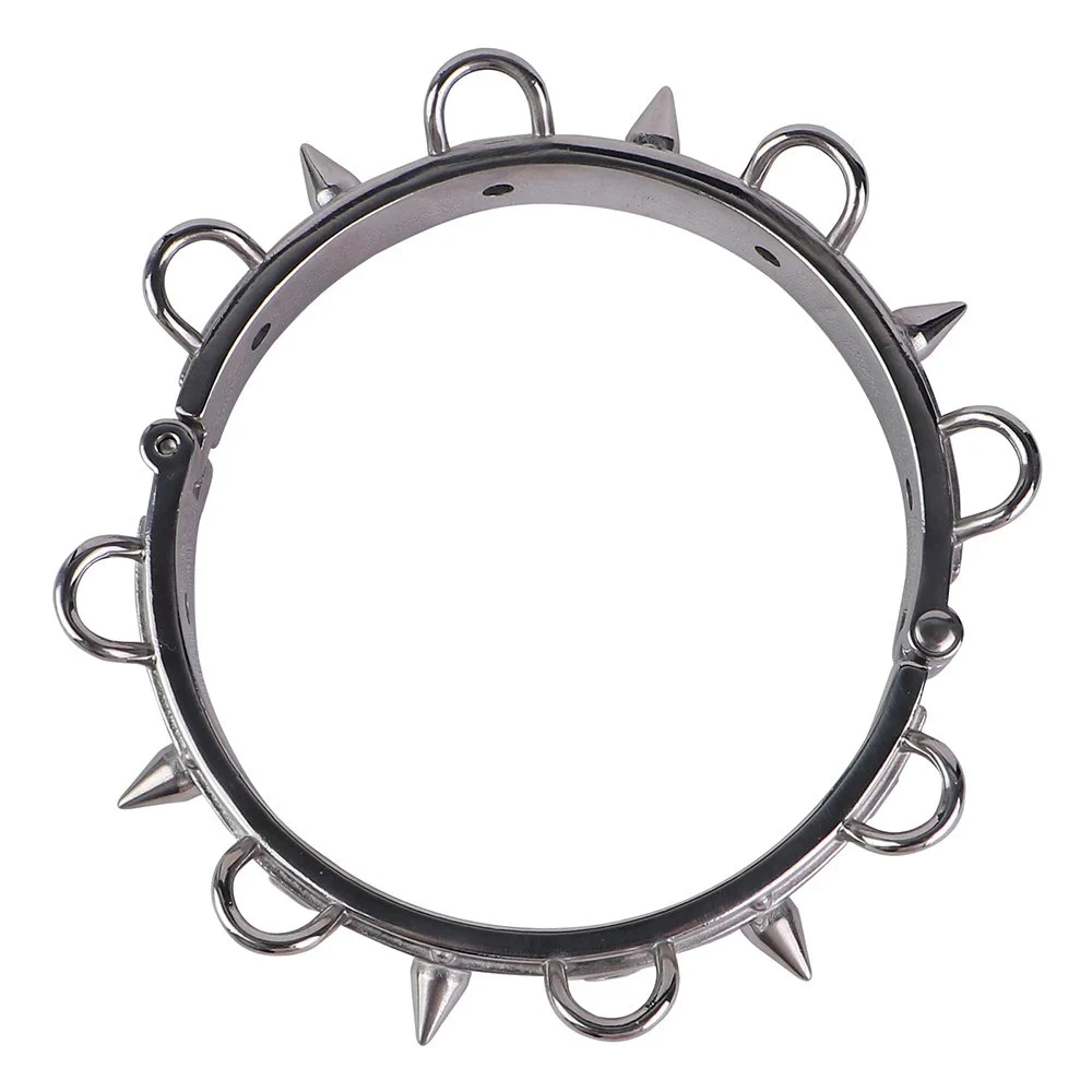 Sex Tools Metal Collar for Man Woman Bondage Restraint Adult Fetish Games Set Cosplay Slave Training Sex Toys Couple