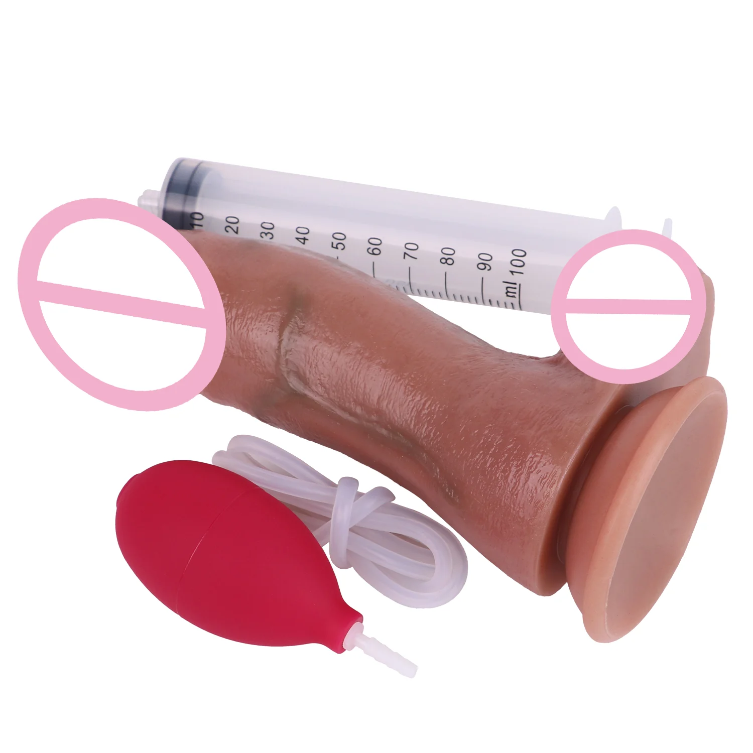 Sex Toys for Women Strong Suction Cup Anal Dildo With Squirting Function Orgasm Pleasure