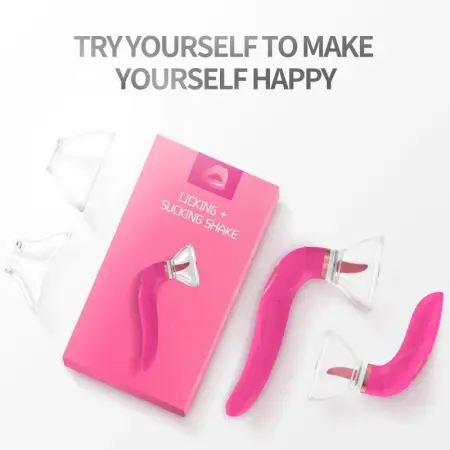 10 Frequency Nipple Clitoral Stimulator Licking Sucking Tongue Vibrator Sex Toys for Women