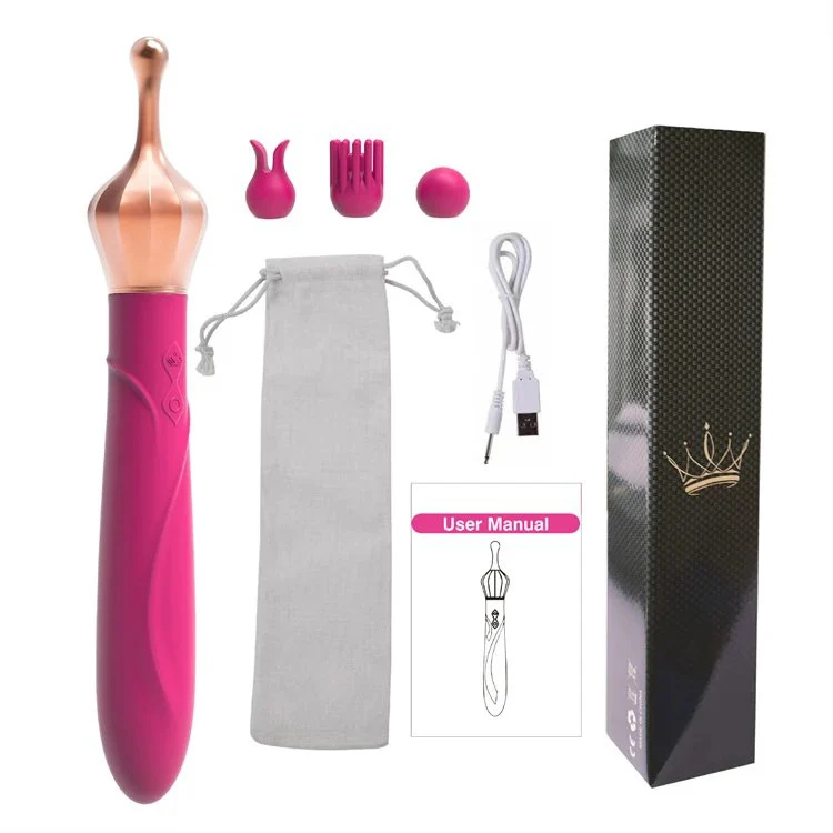 10 Frequency Rechargeable Waterproof Dual Vibrating Clitoral G Spot Vibrator Sex Toy for Women