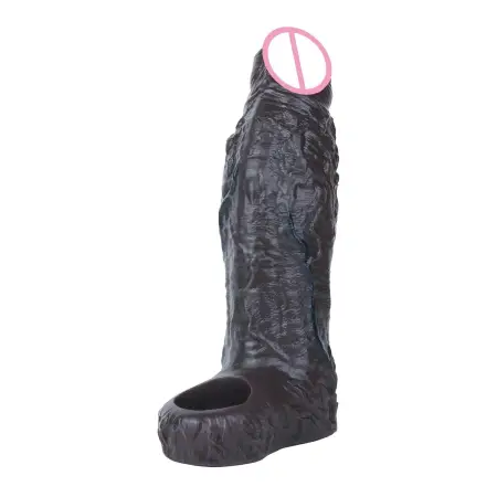 Silicone Penis Extender Effectively Enhances the Experience Strongly Stimulating Male Penis Sleeve Xl Size Suitable for Adults