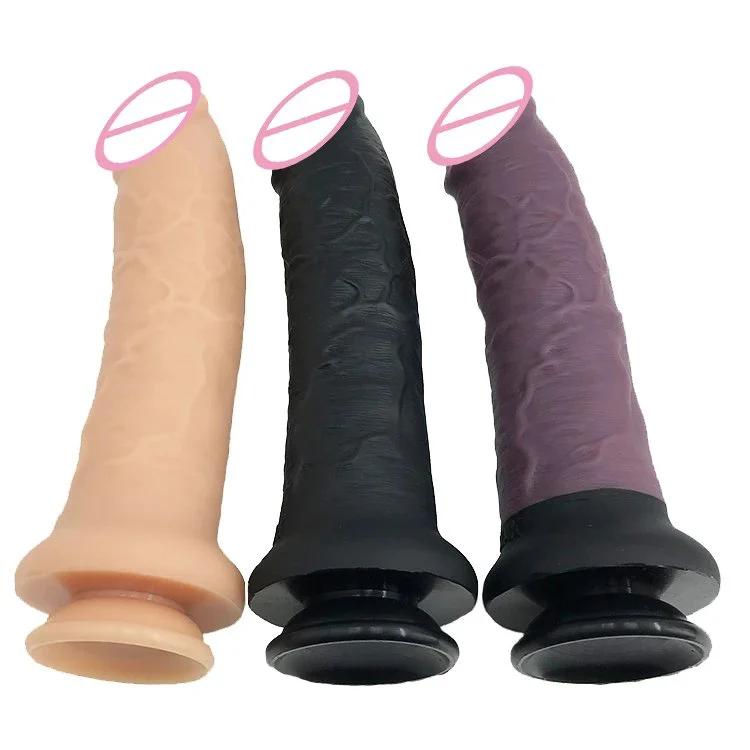 28.5cm 11.22 Thick Dia 5.8cm Soft Silicone Anal Plug Sex Toys Lifelike Flexible Realistic Silicone Huge Dildo for Women