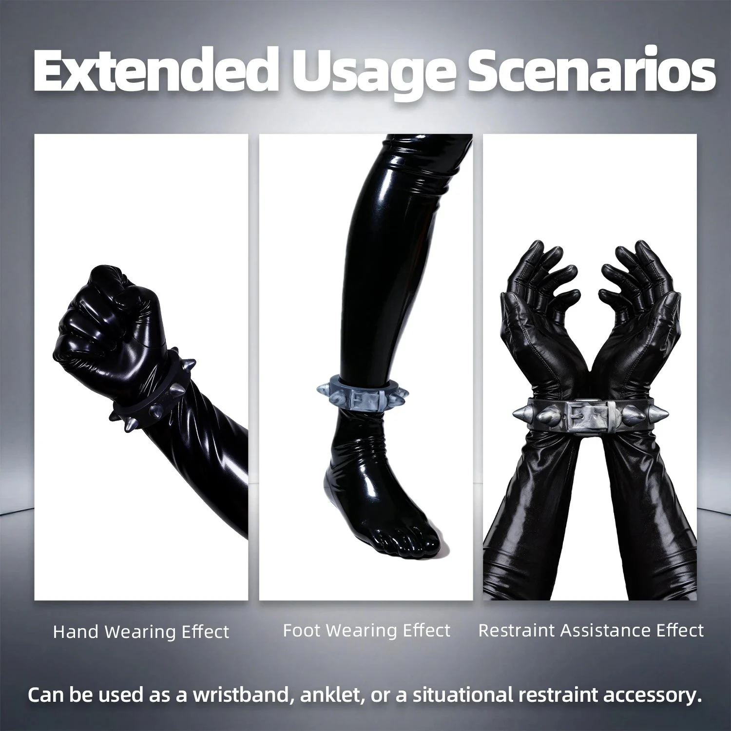 Silicone Monster Rings Available in 4 Sizes for the Penis Can Also Be Used to Restrain Other Body Parts for 18+
