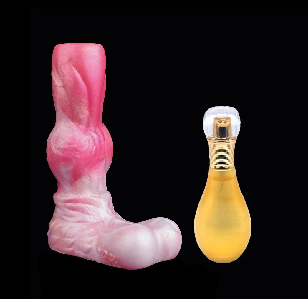 Silicone Penis Wearable Sleeve Dog Knot Hollow Dildo Colorful Fantasy Sheath Strecthable Cock Enlargement Sex Toys for Men
