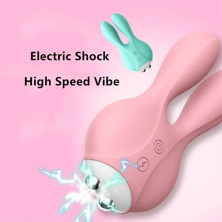 12 Frequency Clitoris Stimulator G Spot Electric Shock Rabbit Vibrator Lilo Sex Toy for Woman