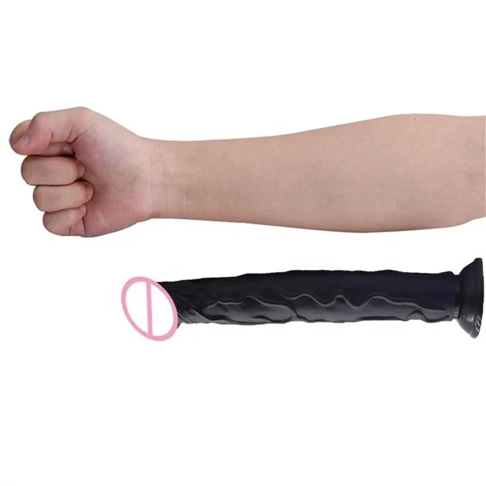 34cm Huge Anal PVC Realistic Big Dildo with Suction Cup for Women Masturbation