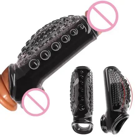 Soft and Enlarged Penis Sleeves for Men Reusable Condoms