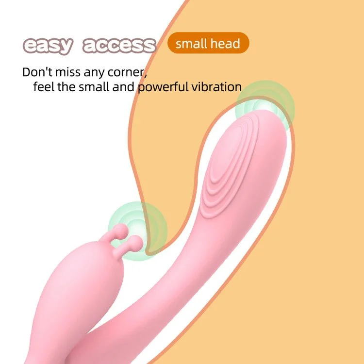 12 Frequency Heating Rechargeable G Spot AV Vibrator Sex Toy for Female