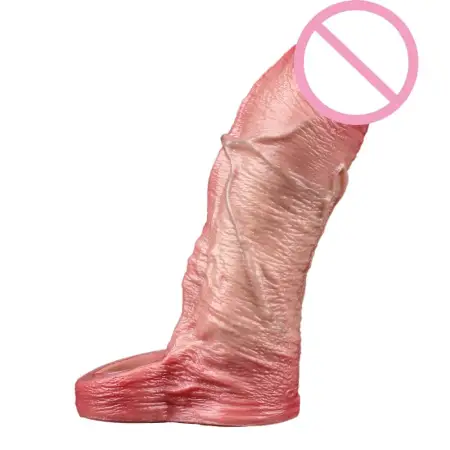 Soft Liquid Silicone Cock Sleeves 6.8'' Realistic Dildo Sleeve Sheath Penis Sleeve Male Sex Toy Extender for Man