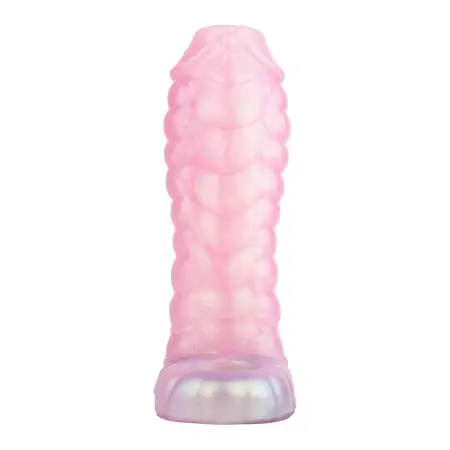 Soft Liquid Silicone Made Cock Sleeve Delay Ejaculation Sheath Penis for Man