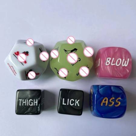 6pcs Dice Set Novelty Gift Adult Couple Love Game Sex Position Sex Dice Toys