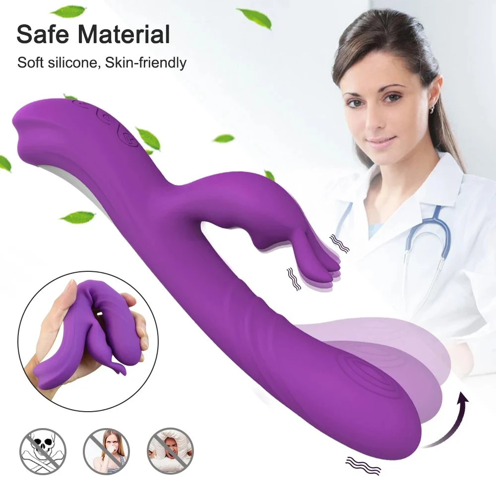 100% Waterproof 5 Vibration Modes Rabbit Vibrator Female G-spot Vibrator Sex Products for Women