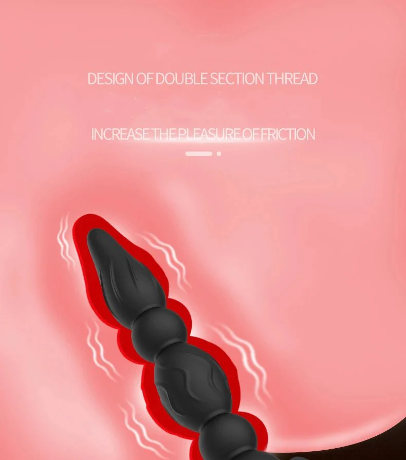 Charge Anal Beads G Spot Anal Vibrating Beads Dildo Vibrator Adult Toys for Female Masturbation