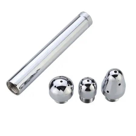 1Set Small Shower Head Enema Water Nozzle Anal Plug Head Enema Anal Cleaning Kit Faucet Vaginal Washing