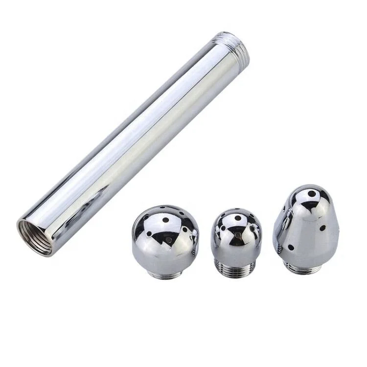 1Set Small Shower Head Enema Water Nozzle Anal Plug Head Enema Anal Cleaning Kit Faucet Vaginal Washing
