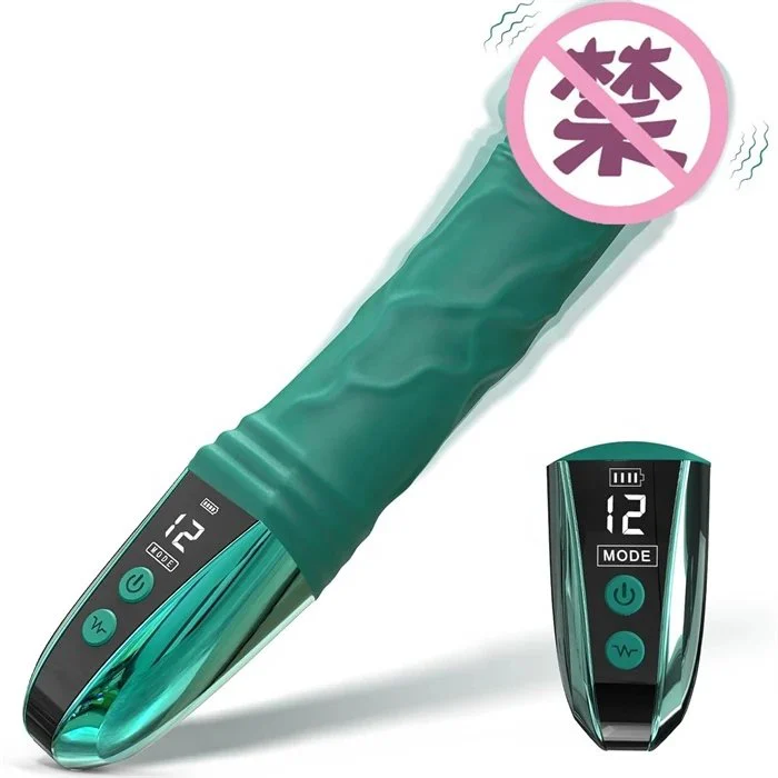 10-Frequency LED Vibrating Clitoral Dildo USB Power Adult Women's Sex Toys with G-Spot and Vaginal Vibrators