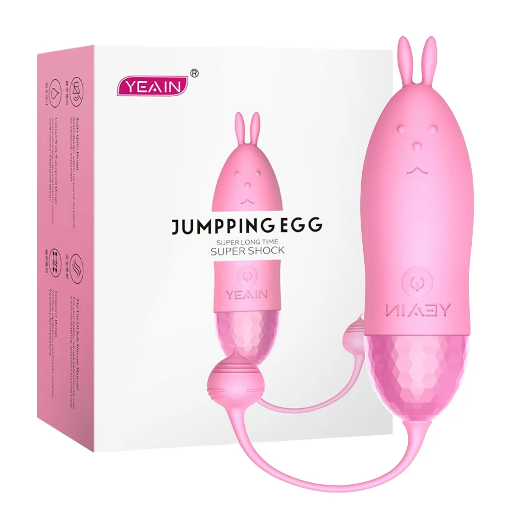 Lovely Animal Design Automatic Vibrating Love for Egg Multi-Frequency Vibration Jumping for Egg Rabbit Ears Stimulation Vibrator