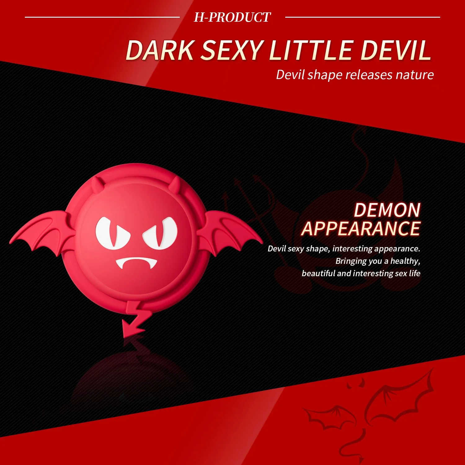 Demon Remote Anal Plug Silicone Anal Plug With Light Female Butt Plug Anal Bead Toys for Male Men Women Colorful Light