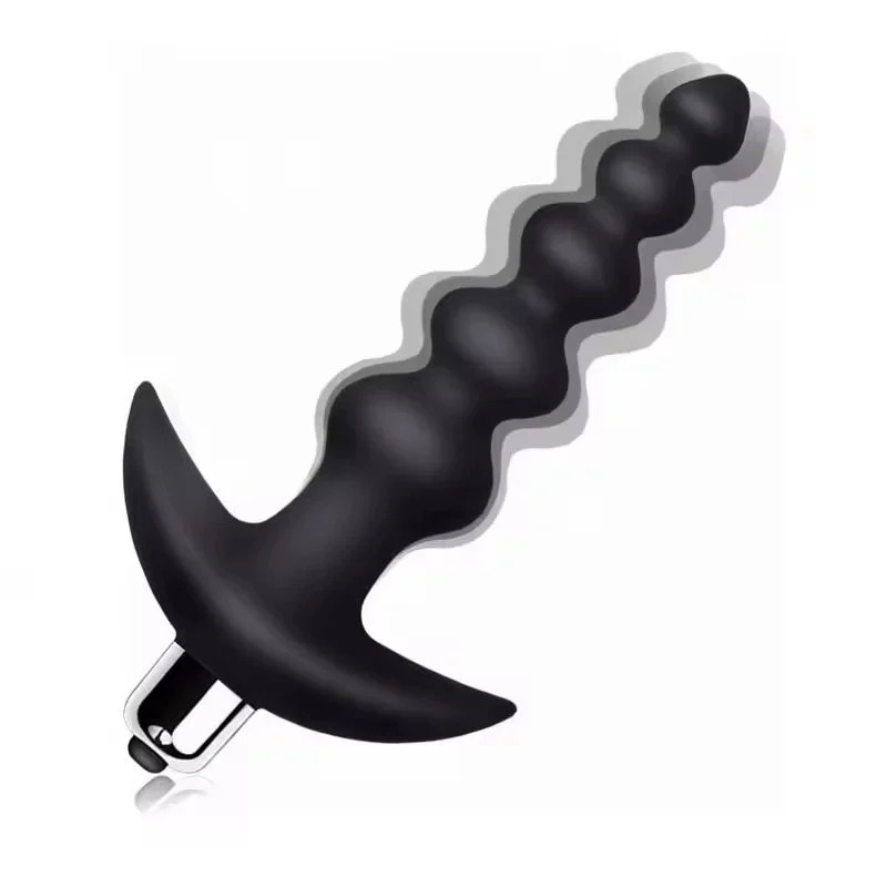 16 Mode Anal Vibrator with Prostate Massage Bead Silicone Butt Plug Sex Toy for Men Women Couples Anal Play Anal Stimulator