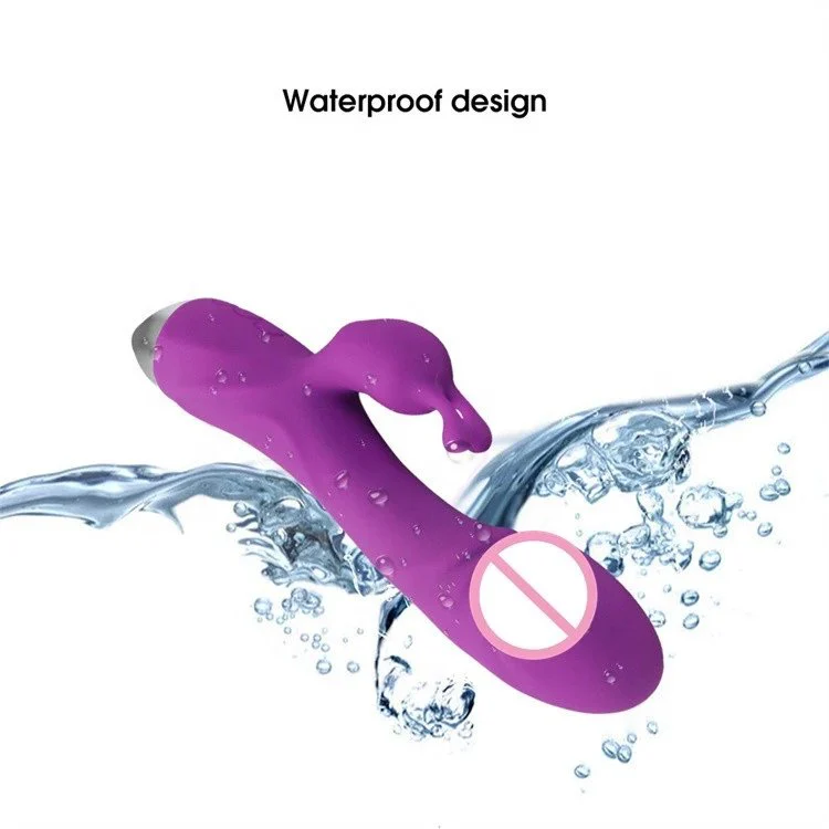 10 Speed USB Double Motor Clitoral Stimulator AV Realistic Dildo Rabbit Vibrator Sex Toys for Women