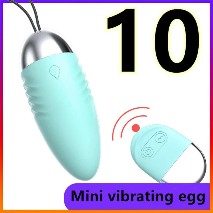 10-Frequency Wireless Remote-Control Bullet Vibrator Vibrating Egg for Clitoral & G-Spot Massage-Women's Masturbation Sex Toy