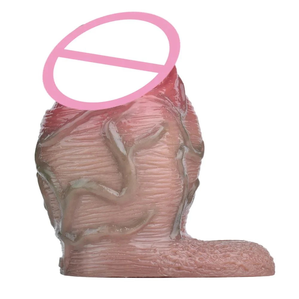 399g Soft Reusable Cock Sleeve Male Penis Enlarger Extender for Men Realistic Dildo Penis Ring Male Penis Training Sex Toy