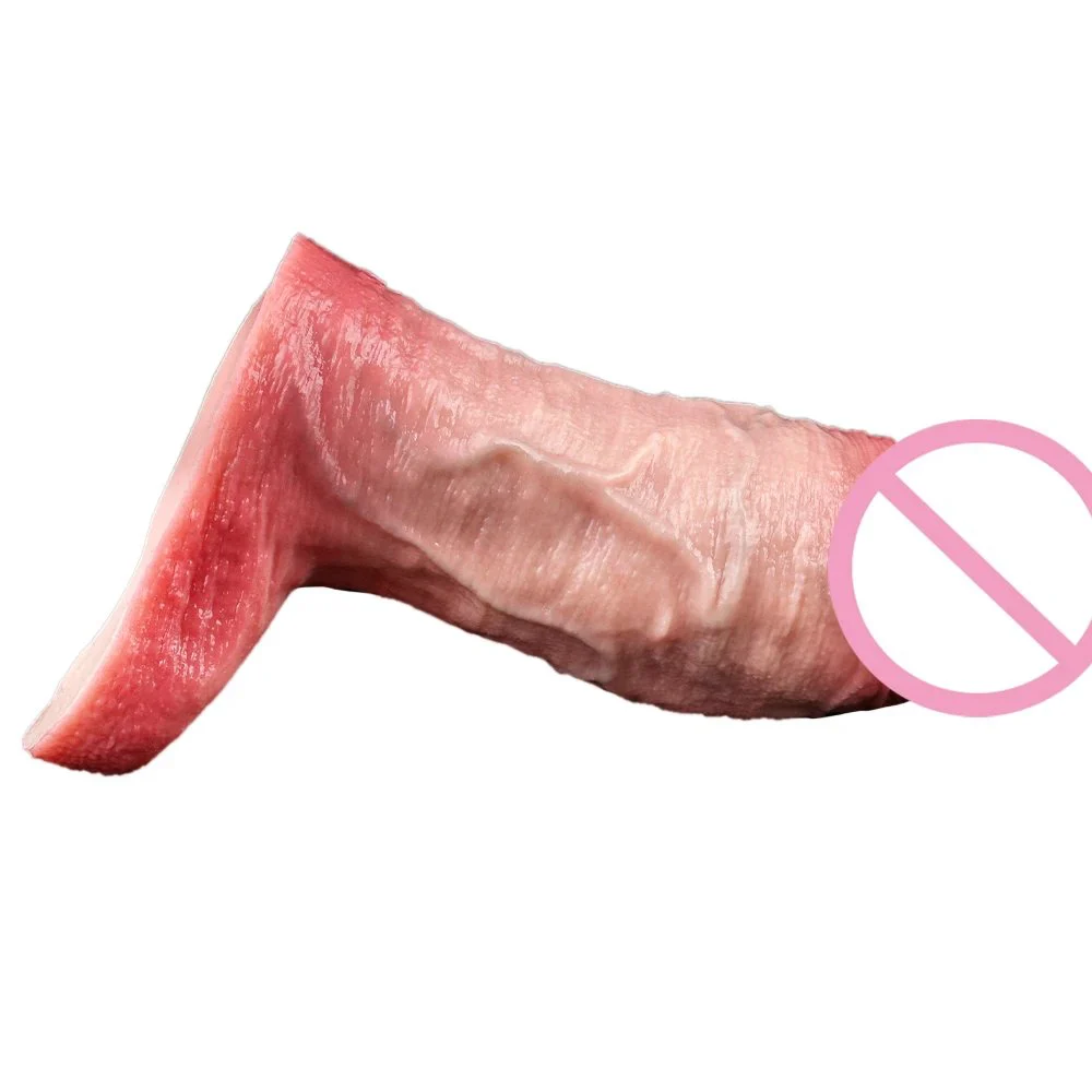 5.5inch Soft Realistic Liquid Silicone Elastic Realistic Dildo Sleeve Penis Sleeve Cock Sleeves Male Sex Product with Penis Ring