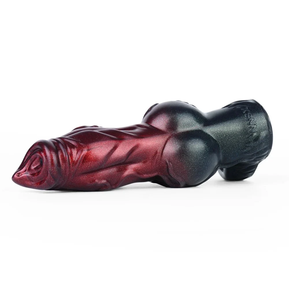 Soft Silicone Black Samurai Penis Condom Penis Enlargement Fantasy Monster Dildo Male Penis Extender Couple Sex Toys