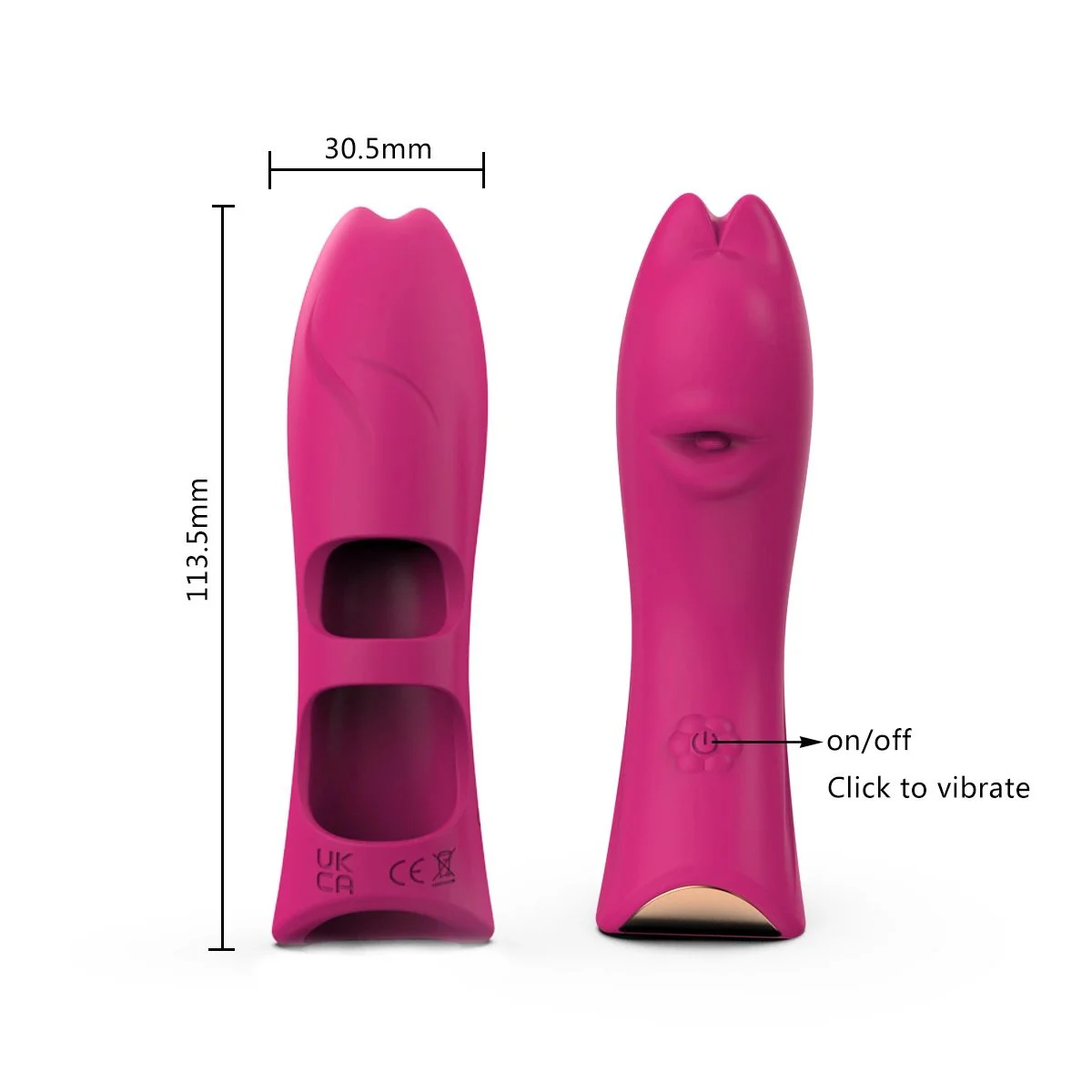 10 Modes Silicone Vibrating Finger Sleeve G Spot Clitoris Stimulator Finger Sleeve Vibrator Sex Toy