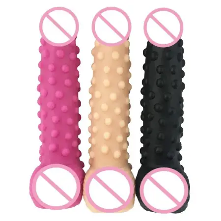 23cm 9 5.2cm Strong Stimulation Butt Dildo Sex Toy Realistic Silicone Anal Plug with Bumpy for Exciting Sexual Experience