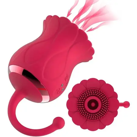 Oral Suction Sucking Vibrator Suction Toy Clitoris Clit Sucker Nipple Sun Flower Sex Toys Red Rose Vibrator