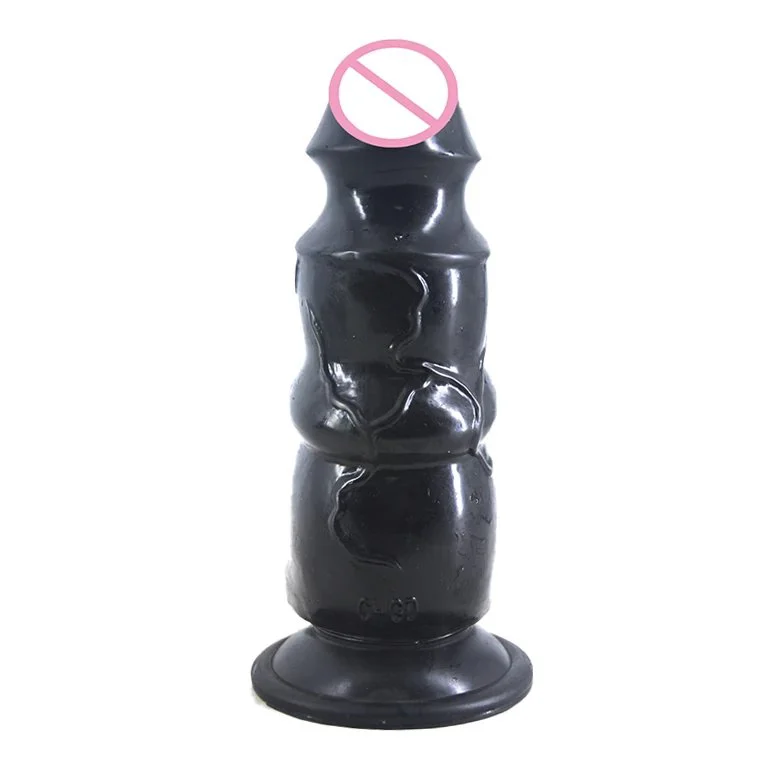 21cm 8.5 7.5cm Big PVC Animal Dildo Ribbed extra Stimulate Huge Anal Butt Plug Erotic Animal Pig Dildo Sex Toys for Couple
