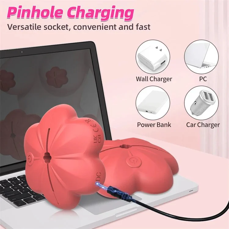 New Hot Female Breast Clip Vibrator 10 Vibration Wireless Sex Toys Vibrating Nipple Clamps