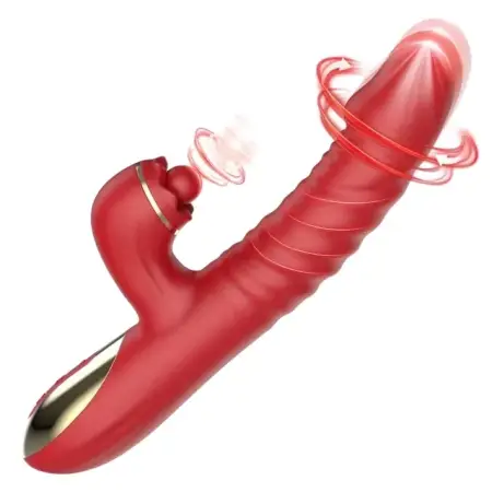10 Mode G Spot Vibrators Sex Toys for Female Clitoral Stimulator Rabbit Vibrator Thrusting Dildo Vibrator for Women