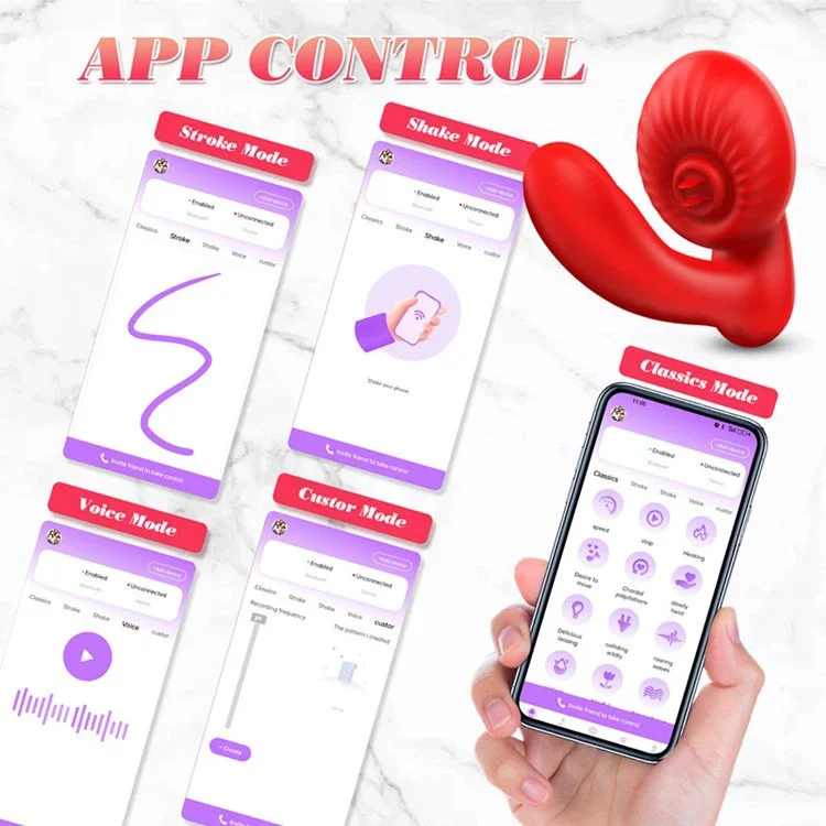 10 Frequency App Remote Control Wearable Vibrator Female Masturbation Lip-licking Clitoris Massager Sex Toys for Women