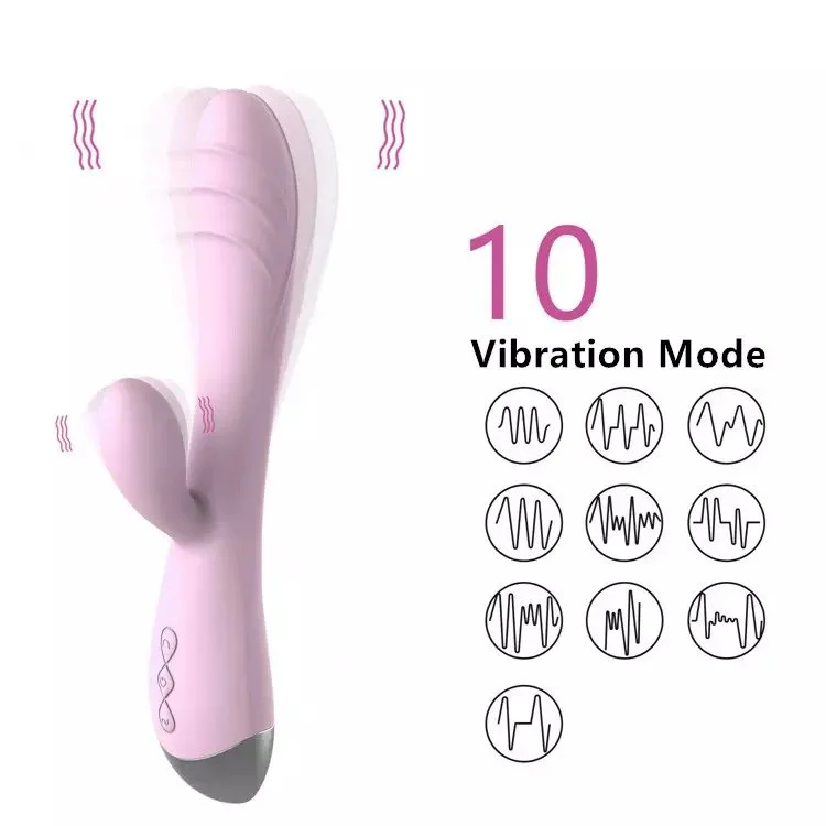 10 Frequency Clitoris Stimulator USB Waterproof Sex Toys for Women AV Dildo Vibrator
