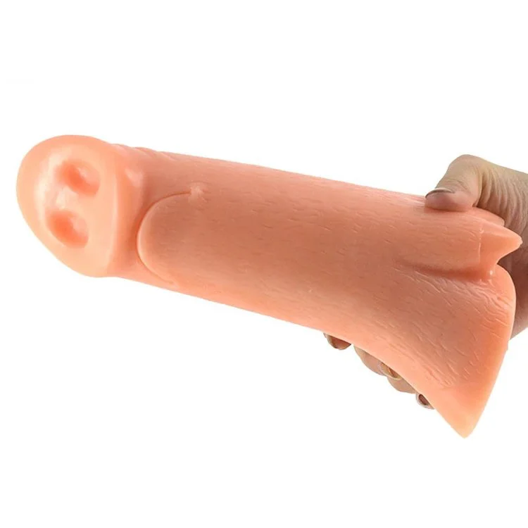 25.5cm 10 3.7cm Long Animal Horn Dildo Anal Butt Plug Sex Toys Cock Bull Dildo Anus Massager Lesbian Masturbator