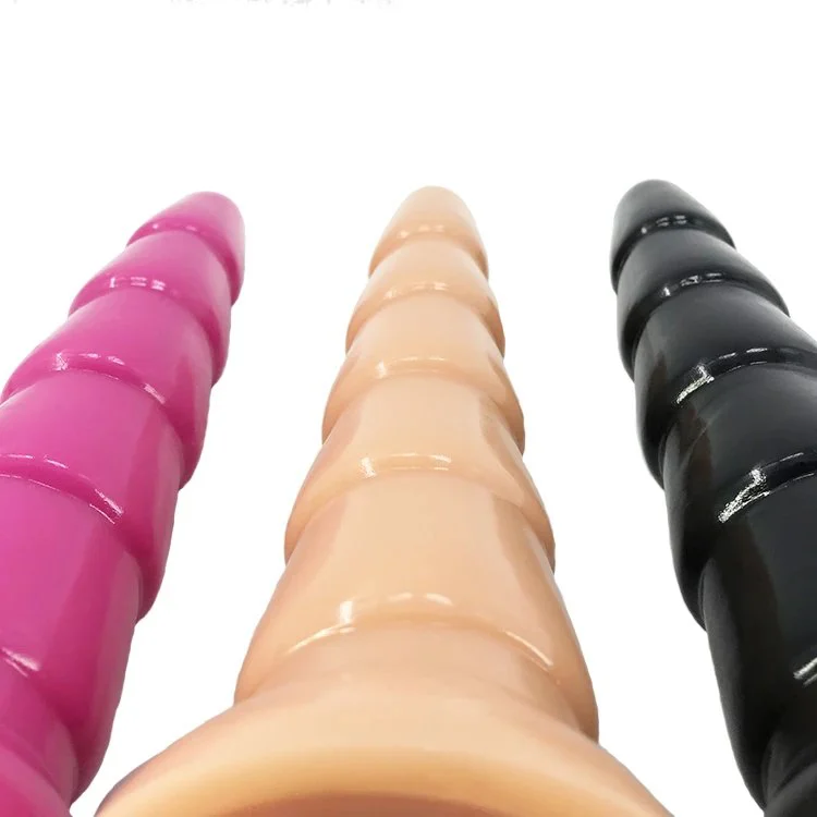 27cm 10.6 4.5cm Big Silicone Dildo Realistic Anal Plug Flexible Sex Toys Anal Plug Pagoda Shape Huge Butt Plug for Couples