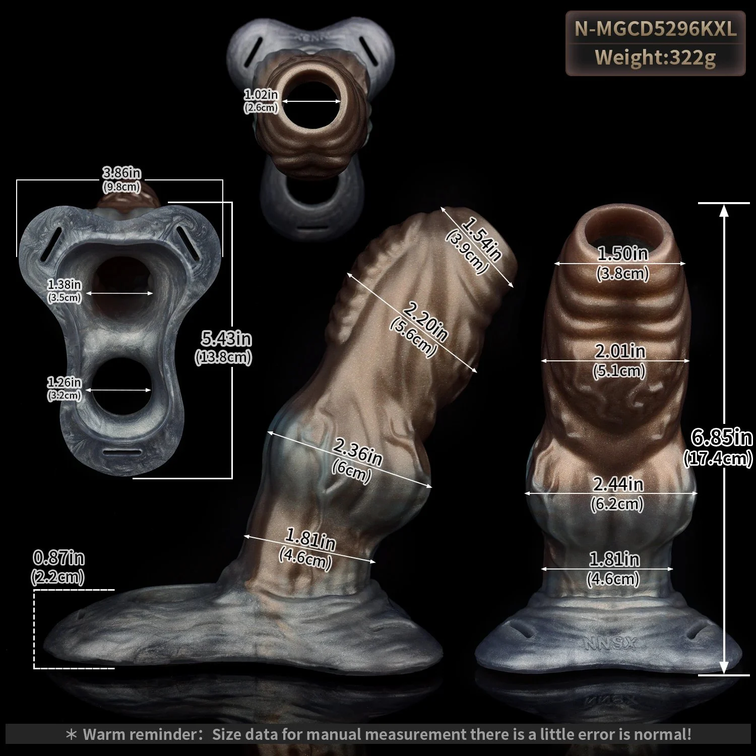 Strapon Penis Sleeve with Harness Male Penis Enlargement Pants Open Ended Penis Cover Cock Sleeve Sex Toys for Couples