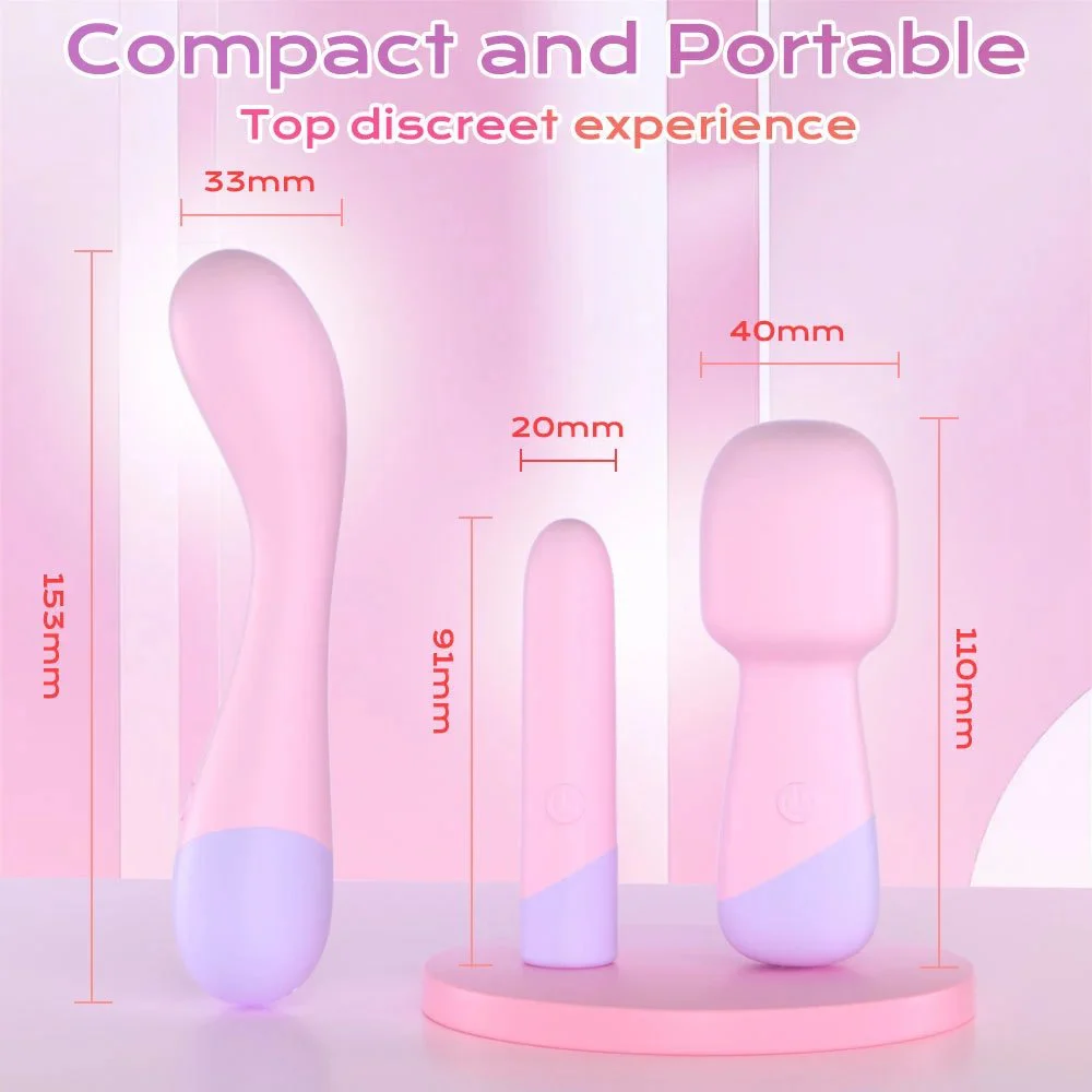 10 Frequency Female Sex Toys G Spot Small Bullet Vibrator Women Mini Pink AV Wand Vibrator