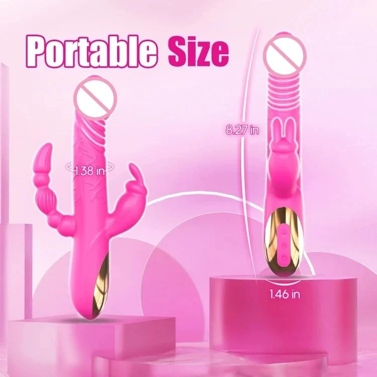 10 Frequency G Sport Rabbit Vibrator Sex Toys for Women Anal Toys Thrusting Dildo Massager Male Masturbation
