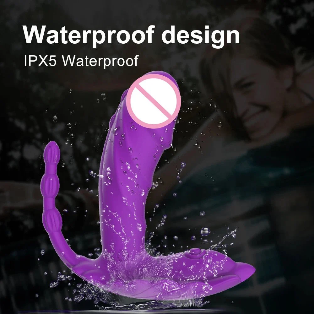 10 Frequency Sex Toys Wearable Vibrator Anal Plug Remote Control Vibrating Dildo Panties for Women